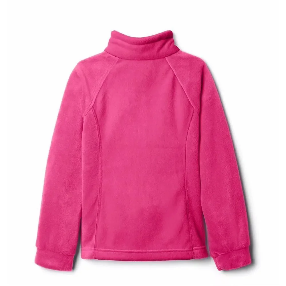 Columbia Benton Springs Fleece zip up Jacket pink youth size L 14-16